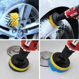 Vidaxl auto borstelset multikleur poly rattan - afbeelding 1