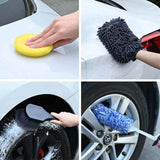 Vidaxl auto borstelset multikleur poly rattan - afbeelding 3
