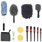 Vidaxl auto borstelset multikleur poly rattan - afbeelding 2