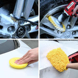 Vidaxl auto borstelset multikleur poly rattan - afbeelding 3
