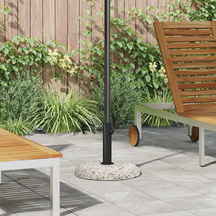 Vidaxl parasolvoet multikleur ø 45 x 33 cm betonkleurig
