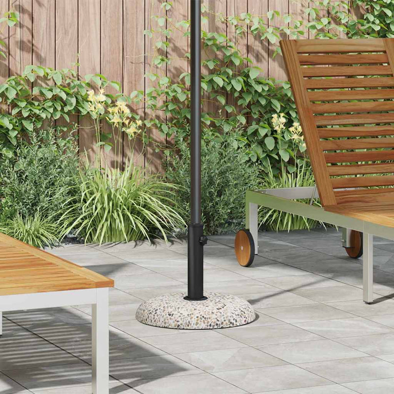 Vidaxl parasolvoet multikleur ø 45 x 33 cm betonkleurig