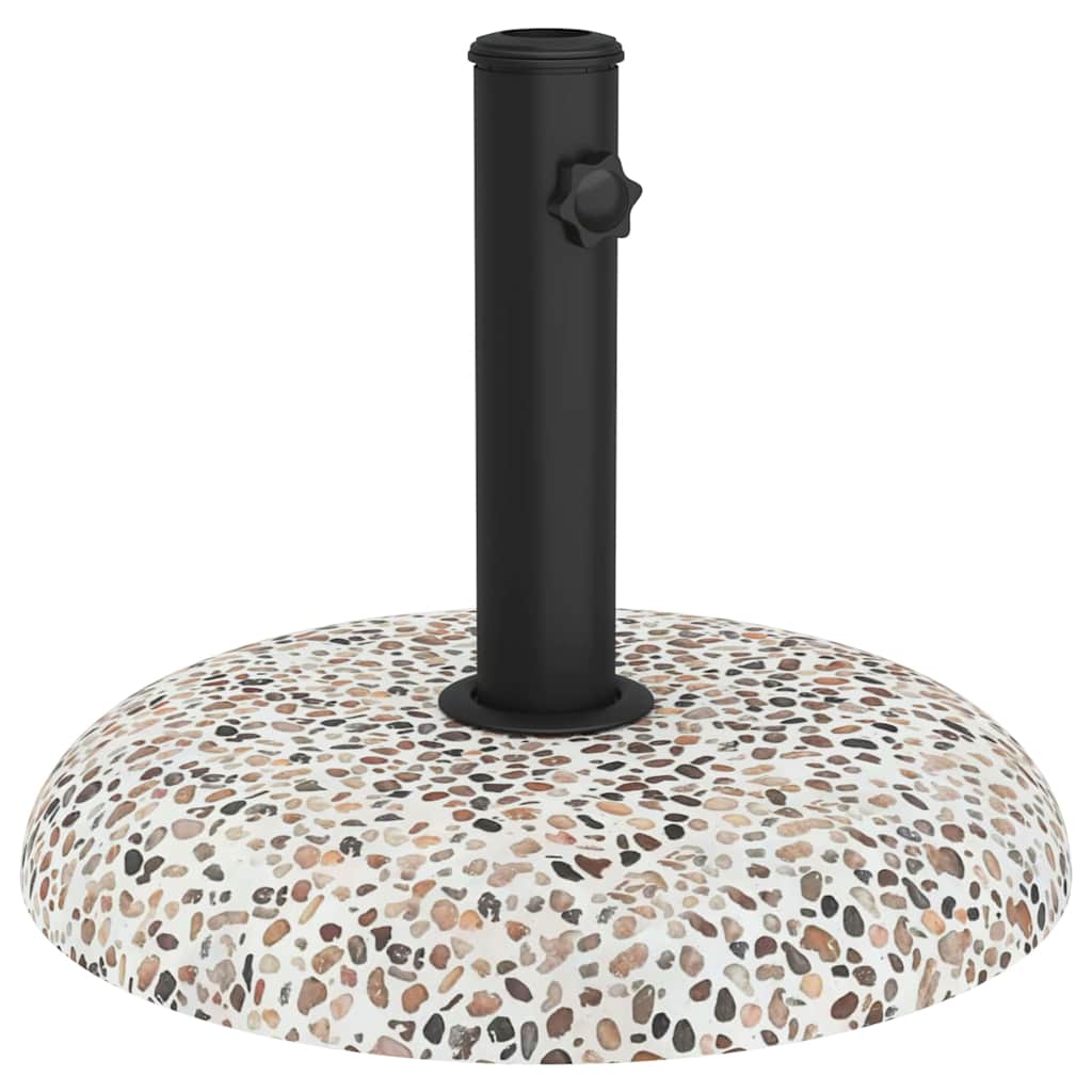 Vidaxl parasolvoet multikleur ø 45 x 33 cm betonkleurig