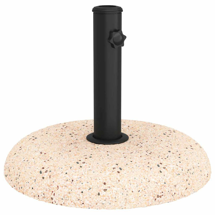 Vidaxl parasolvoet geel ø 45 x 33 cm betonkleurig