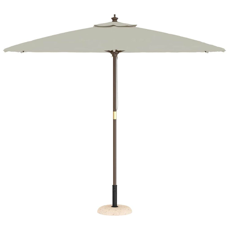 Vidaxl parasolvoet geel ø 45 x 33 cm betonkleurig