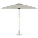 Vidaxl parasolvoet wit ø 45 x 33 cm betonkleurig - afbeelding 3