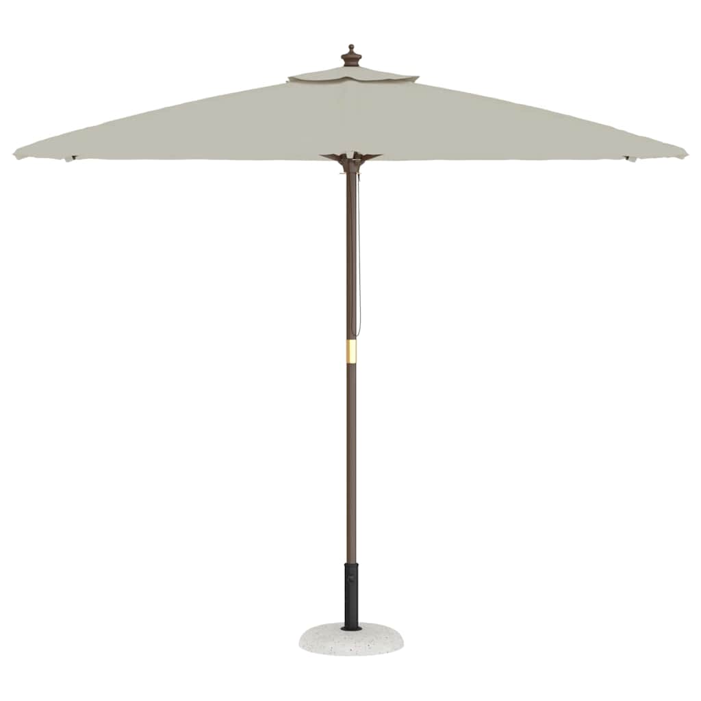Vidaxl parasolvoet wit ø 45 x 33 cm betonkleurig