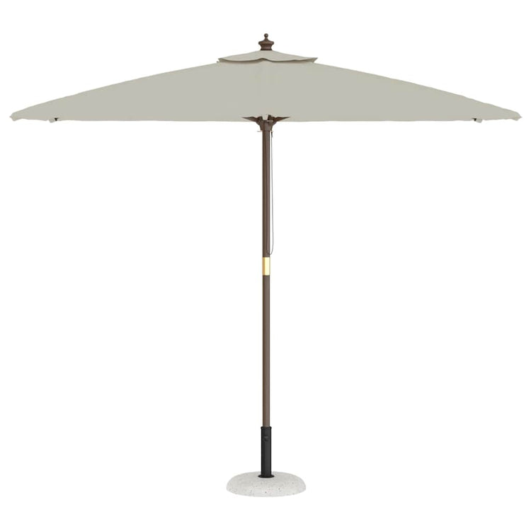 Vidaxl parasolvoet wit ø 45 x 33 cm betonkleurig