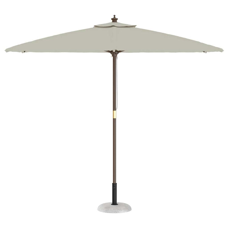Vidaxl parasolvoet 20.9 kg lichtgrijs beton rond