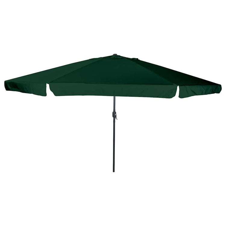 Vidaxl tuinparasol groen 395 x 395 x 245 cm polyester en staal