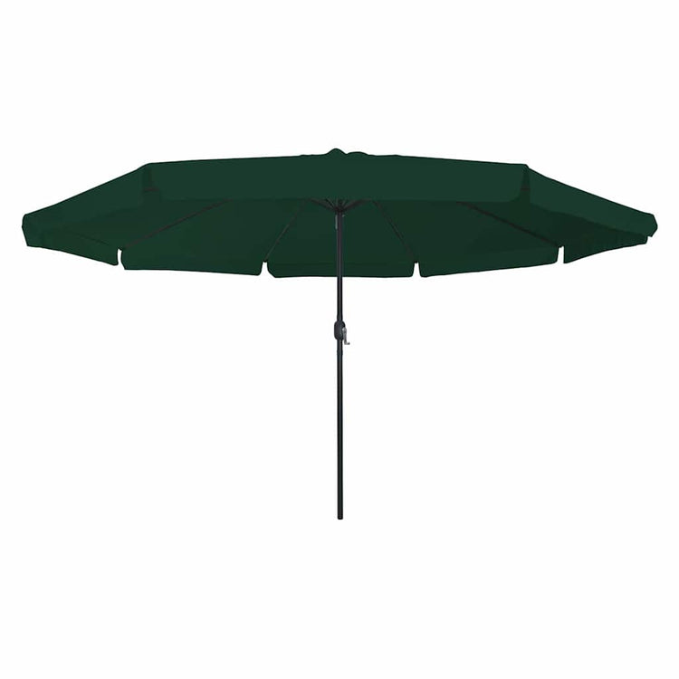 Vidaxl tuinparasol groen 395 x 395 x 245 cm polyester en staal