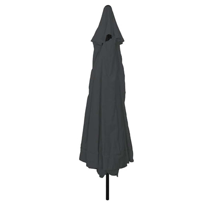 Vidaxl tuinparasol antraciet 394 x 394 x 248 cm polyester en staal