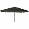 Vidaxl tuinparasol zwart 395 x 395 x 245 cm polyester en staal