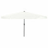 Vidaxl tuinparasol zand en antraciet 395 x 395 x 245 cm polyester