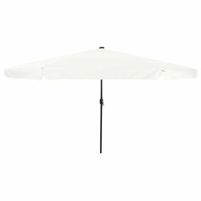 Vidaxl tuinparasol 395 x 395 x 245 cm polyester rond zand en antraciet
