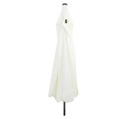 Vidaxl tuinparasol 395 x 395 x 245 cm polyester rond zand en antraciet