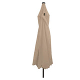 Vidaxl tuinparasol taupe 395 x 395 x 245 cm polyester - afbeelding 2
