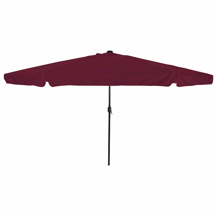 Vidaxl tuinparasol bordeaux rood 395 x 395 x 245 cm polyester