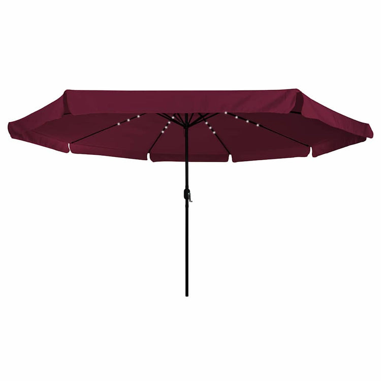 Vidaxl tuinparasol bordeaux rood 395 x 395 x 245 cm polyester