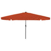 Vidaxl tuinparasol terracotta 395 x 395 x 245 cm polyester