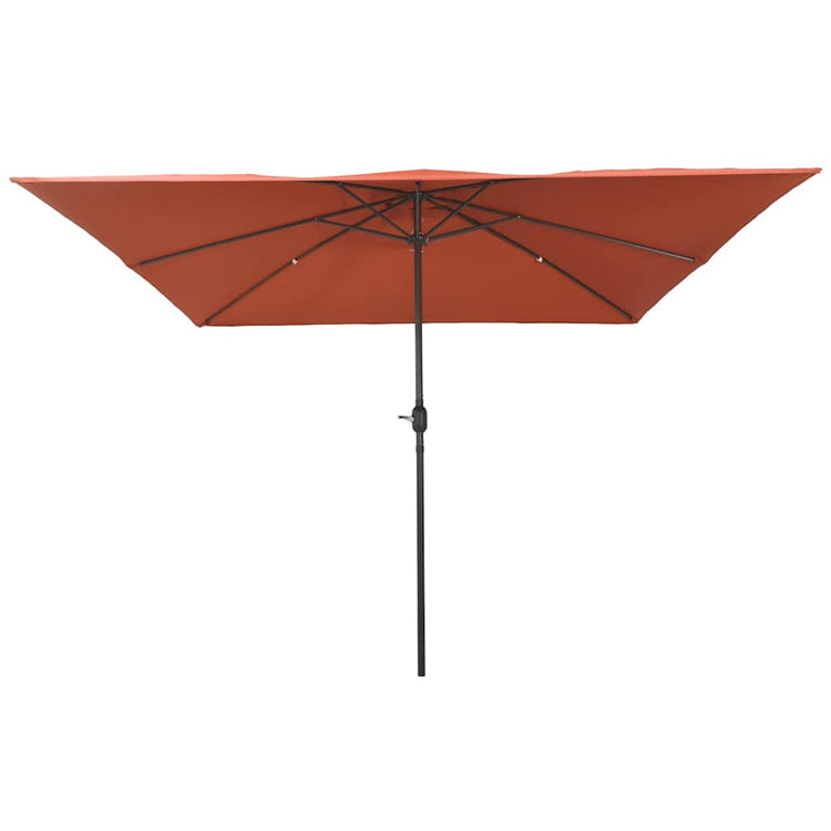 Vidaxl tuinparasol terracotta 295 x 295 x 245 cm polyester en staal