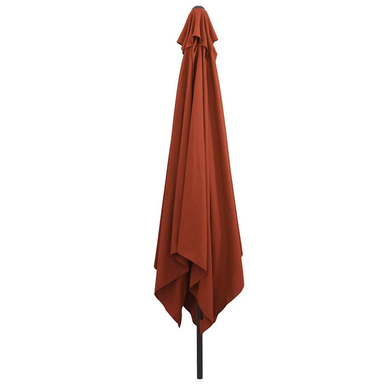 Vidaxl tuinparasol terracotta 295 x 295 x 245 cm polyester en staal