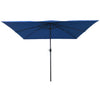 Vidaxl tuinparasol azurblauw 295 x 295 x 245 cm polyester en staal
