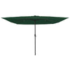 Vidaxl tuinparasol groen 295 x 295 x 245 cm polyester en staal