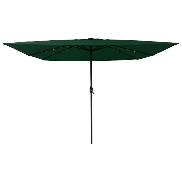 Vidaxl tuinparasol groen 295 x 295 x 245 cm polyester en staal