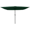Vidaxl tuinparasol groen 295 x 295 x 245 cm polyester en staal