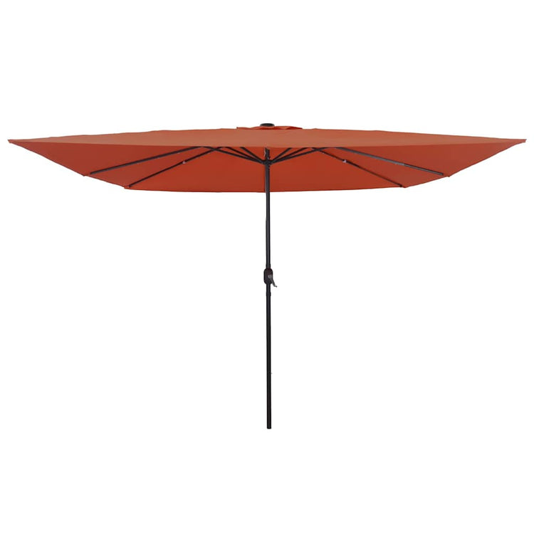 Vidaxl tuinparasol terracotta 295 x 295 x 245 cm polyester en staal