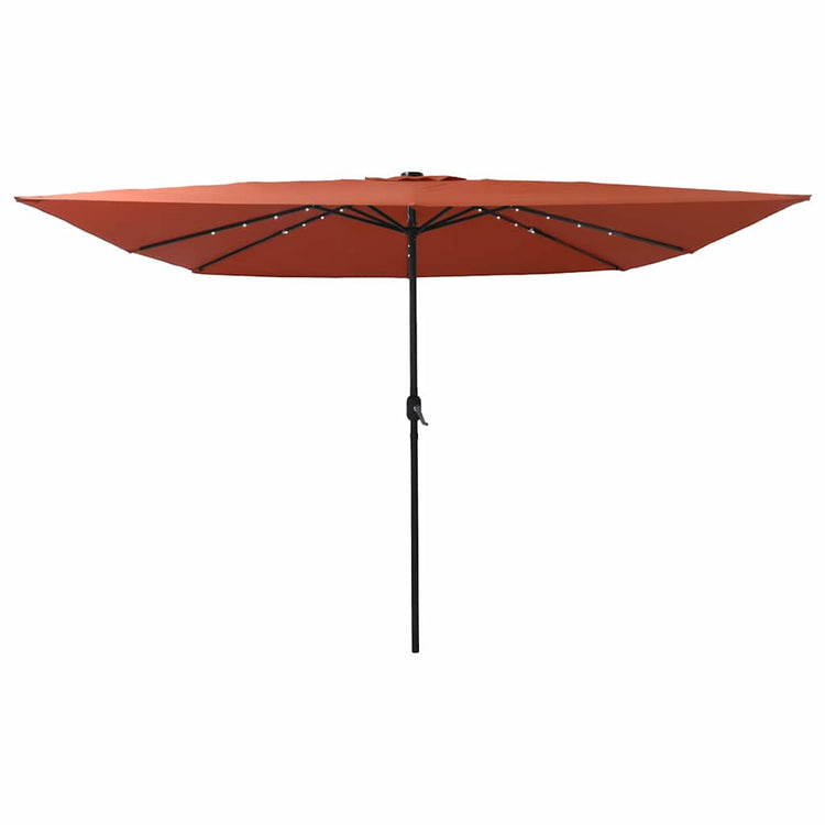 Vidaxl tuinparasol terracotta 295 x 295 x 245 cm polyester en staal