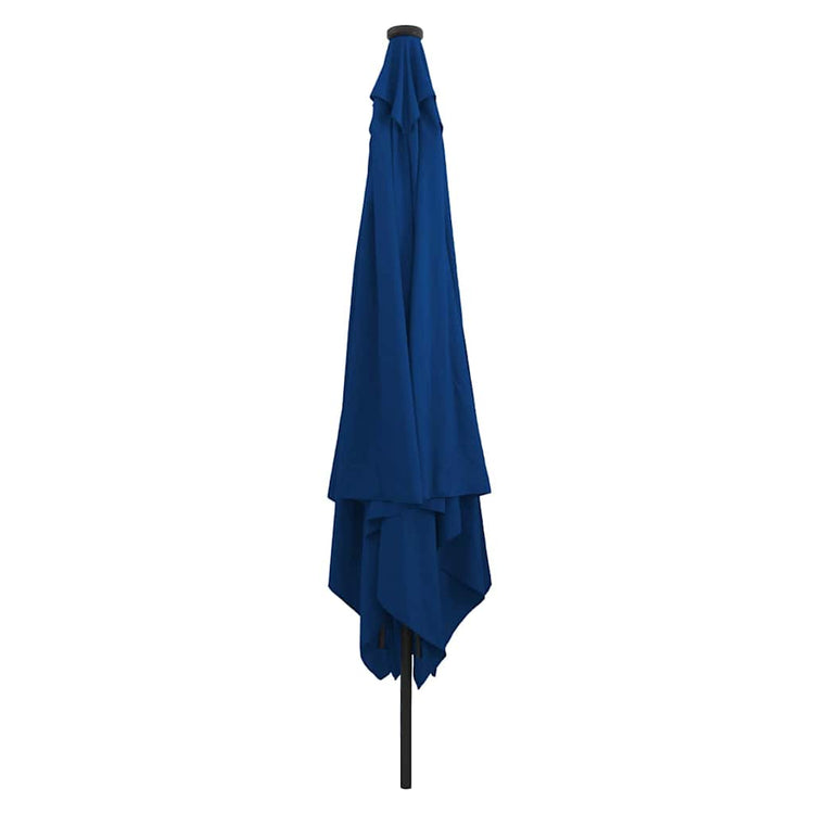 Vidaxl tuinparasol 295 x 295 x 245 cm polyester en staal azuurblauw