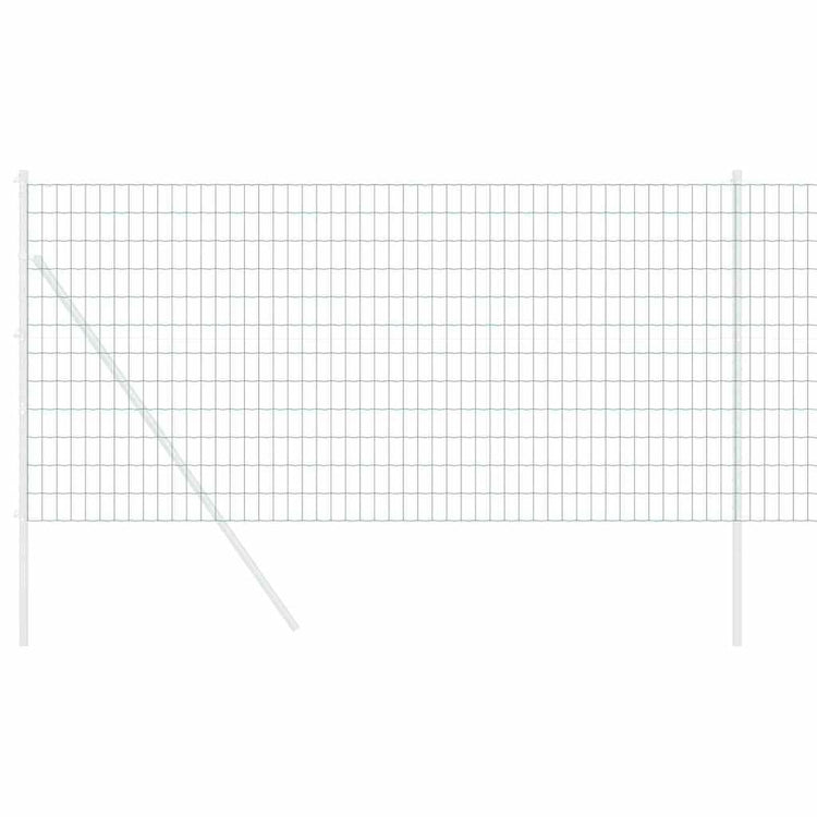 Vidaxl euro hek 1 x 10 m pvc-gecoat ijzer groen