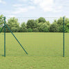 Vidaxl euro hek groen 1,5 x 10 m pvc-gecoat ijzer