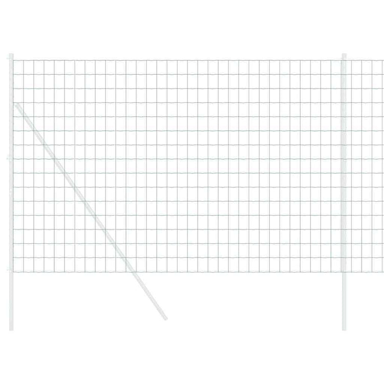 Vidaxl euro hek 1,6 x 10 m pvc-gecoat ijzer groen