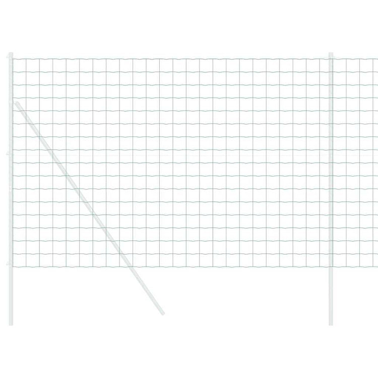 Vidaxl euro hek 1,6 x 10m pvc-gecoat ijzer groen