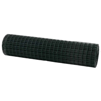 Vidaxl euro hek groen 1,2 x 25 m pvc-gecoat ijzer