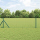 Vidaxl euro hek 0,8 x 25 m pvc-gecoat ijzer groen