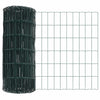 Vidaxl euro hek groen 0,8 x 25 m pvc-gecoat ijzer