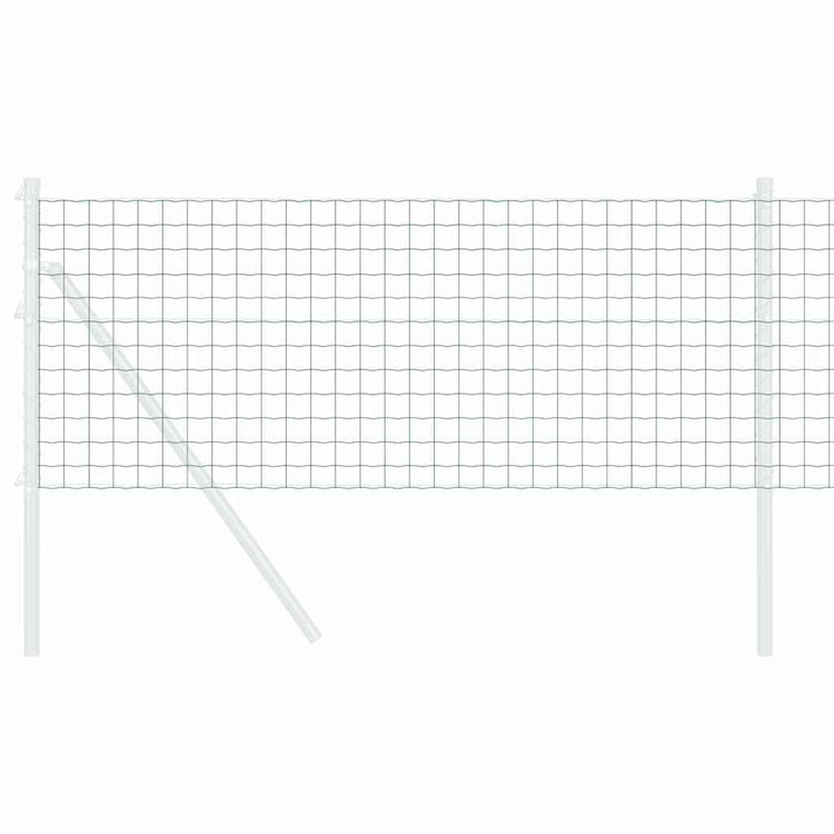 Vidaxl euro hek 0,4 x 50 m pvc-gecoat ijzer groen