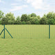Vidaxl euro hek 0,4 x 50 m pvc-gecoat ijzer groen