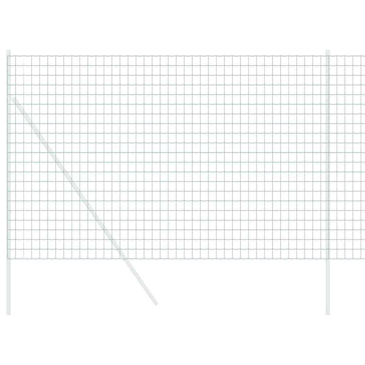 Vidaxl euro hek 1,6 x 10 m pvc-gecoat ijzer groen