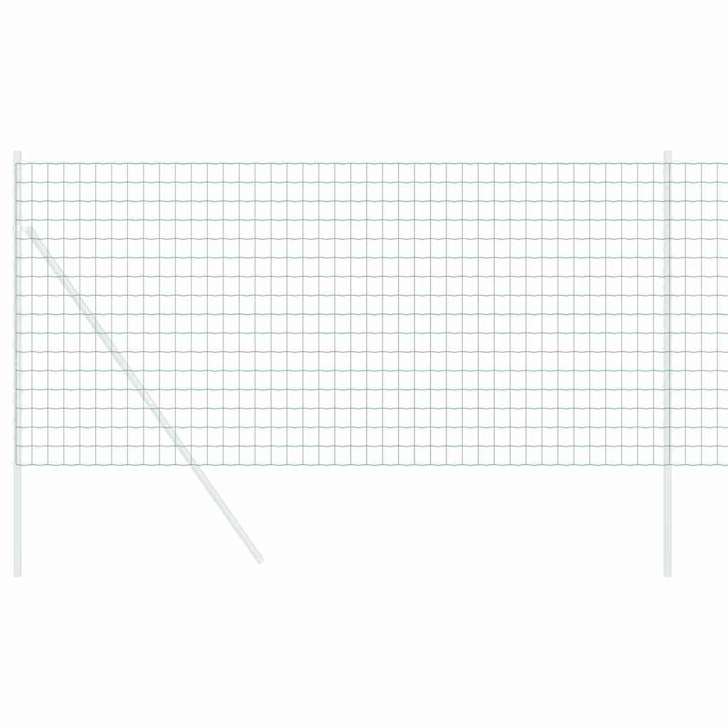 Vidaxl euro hek groen 0,6 x 25 m pvc-gecoat ijzer