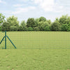 Vidaxl euro hek groen 0,4 x 50 m pvc-gecoat ijzer