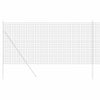 Vidaxl euro hek grijs 1 x 10 m pvc-gecoat ijzer