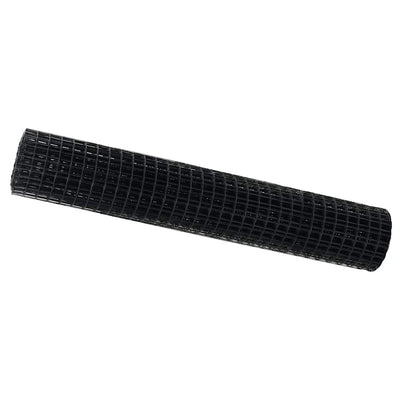 Vidaxl euro hek grijs 1,5 x 10 m pvc-gecoat ijzer