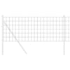 Vidaxl euro hek grijs 0,6 x 50 m pvc-gecoat ijzer