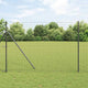 Vidaxl euro hek 1,6 x 10 m pvc-gecoat ijzer zwart