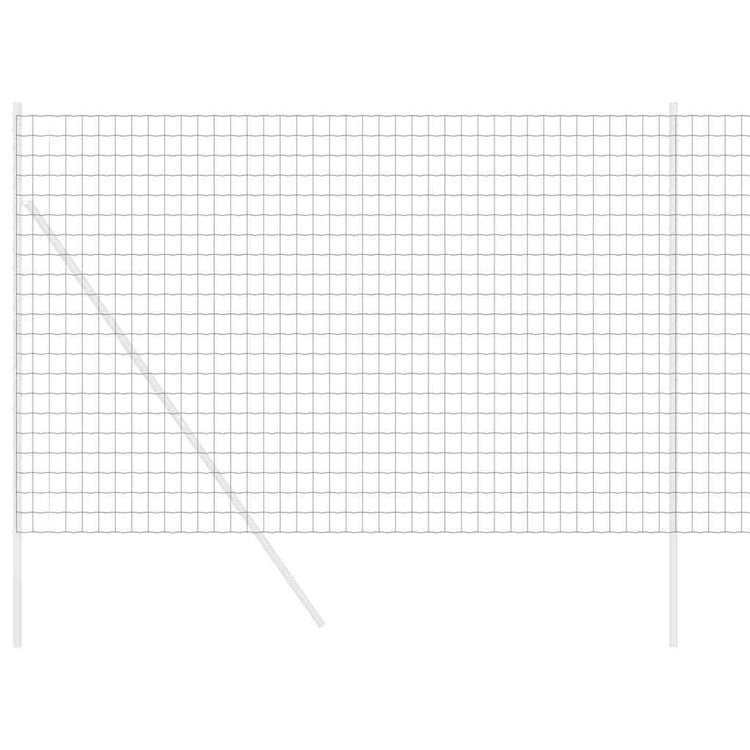 Vidaxl euro hek 1,6 x 10 m pvc-gecoat ijzer zwart